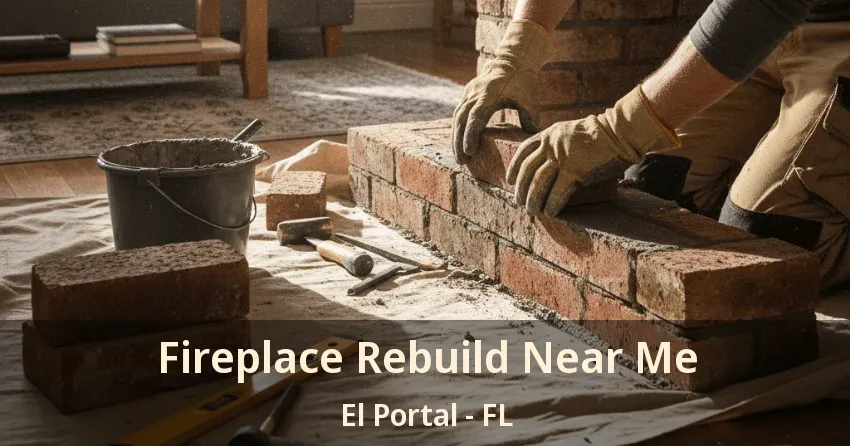 Fireplace Rebuild Near Me El Portal - FL