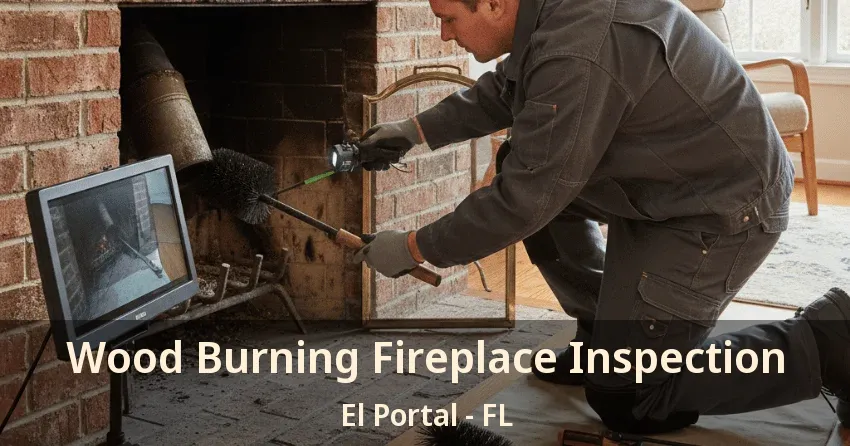 Wood Burning Fireplace Inspection El Portal - FL